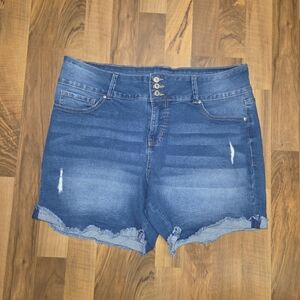 Denim shorts, size 16, Royalty for Me